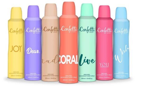 Confetti London Perfumed Deodorant Body Spray