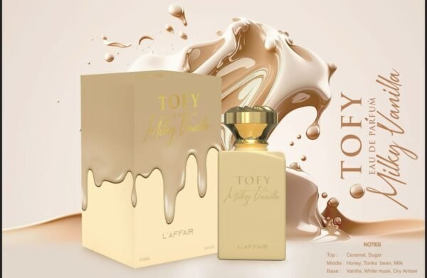Tofy Eau De Parfum Milky Vanilla  100ml