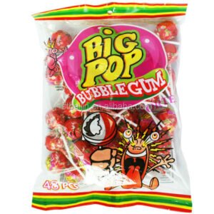 Bigg Pops Bubble Lollipop Assorted.